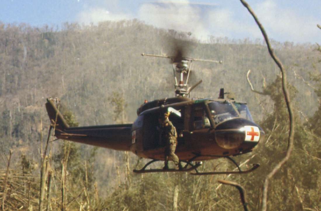 UH-1D Medevac Helicopter in South Vietnam