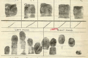 Fingerprints of William Haywood