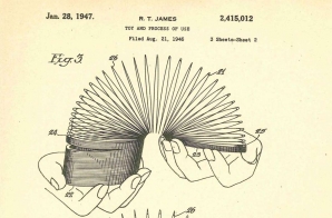 Patent Drawing of a Slinky
