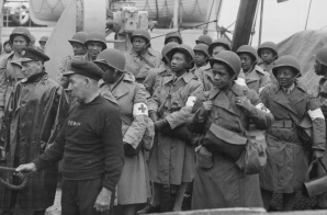 U.S. Army Nurses Arrived at Port of Greenock, Scotland