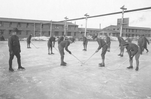 Hockey Teams, Camp Grant, Illinois