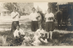"Bee Hive Girls" of Glendale, Idaho, Who Have Been Gathering Jelly