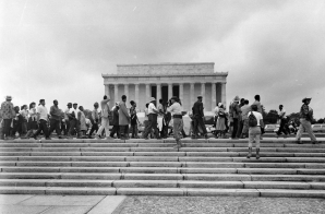 Protesters From Resurrection City Outside of the Lincoln Memorial