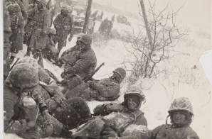 U.S. Marines In Snow 
