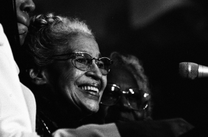 Rosa Parks at the Ceremony to Award Her the Congressional Gold Medal