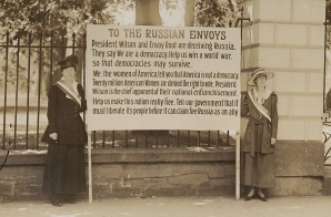 Suffragists Picket White House