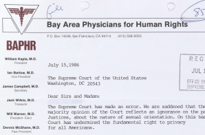 Letter from Bay Area Physicians for Human Rights to the Supreme Court