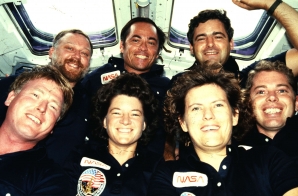 Space Shuttle Mission 41G Crew portraits