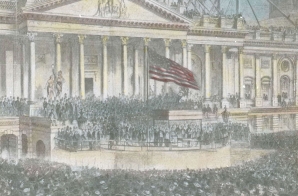 Drawing of the Inauguration of Abraham Lincoln