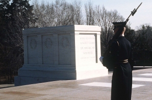 3rd Infantry guards the Tomb of the Unknown Soldier at Arlington National Cemetery