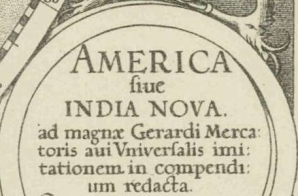 America From Hondius Ed