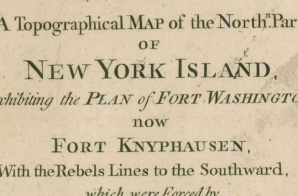 A Topographical Map of the Northn. Part of New York Island