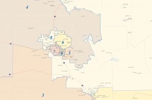113th Congress of the United States, Arizona State Map