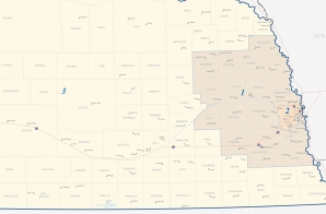 113th Congress of the United States, Nebraska State Map