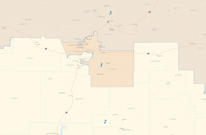 113th Congress of the United States, New Mexico State Map