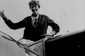 Amelia Earhart After her Solo Atlantic Flight