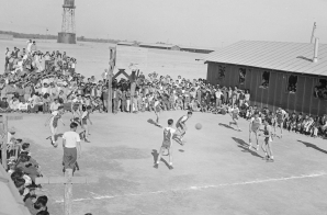 Basketball Game at Poston Relocation Center