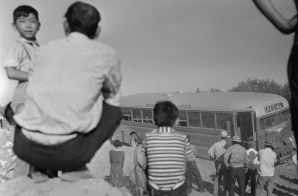 Bus Stuck in the Sand at Poston War Relocation Center