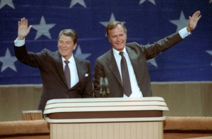 President Reagan and Vice-President Bush at the Republican National Convention, Dallas, TX