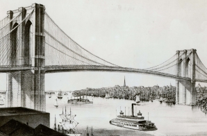 The Great East River Suspension Bridge
