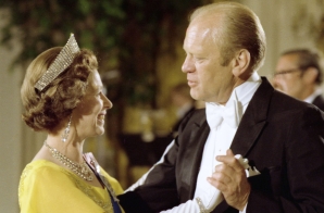 President Gerald Ford Dancing with Queen Elizabeth II during a State Dinner Held in Her Honor