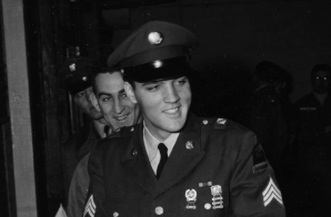 Elvis Receiving his Final Pay and Separation from U.S. Army