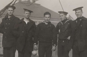 Baseball players in the Navy