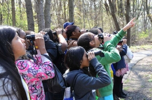 Students Birdwatching