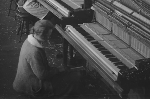 Cable Piano Company. Row of girl key fitters. Operation in manufacturing of pianos.