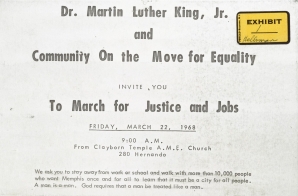 Exhibit 1 in City of Memphis vs. Martin Luther King., et. al.