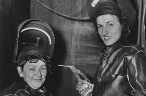 First Women to Attain Rate of Electric Welder, 3rd Class