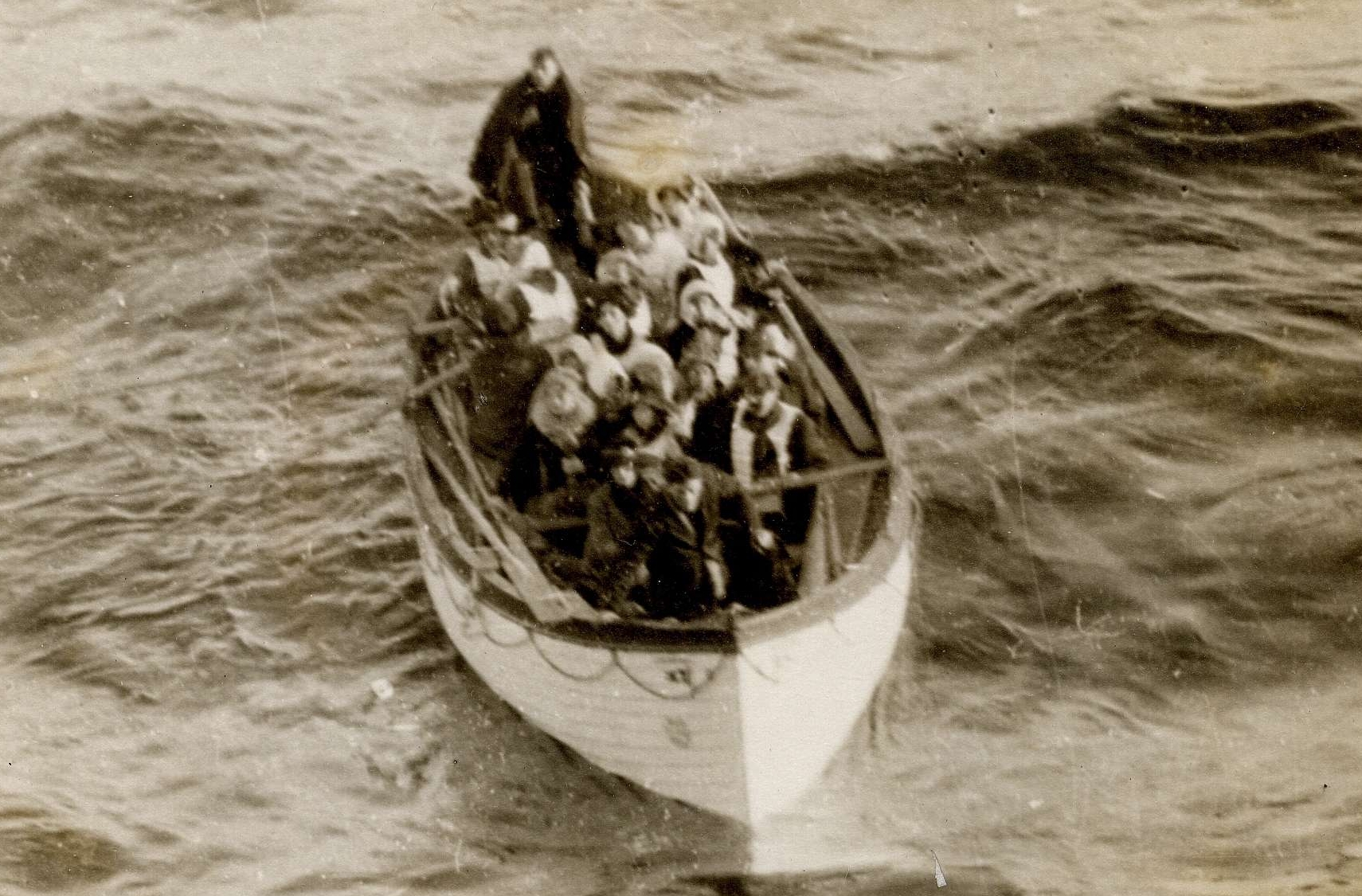 Lifeboat Carrying Titanic Survivors