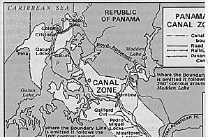 Maps of the Panama Canal