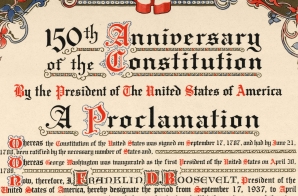 One-Hundred Fiftieth Anniversary Of The Constitution