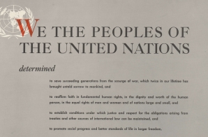 United Nations - Preamble To The Charter of the United Nations 