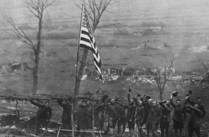 The American Flag Hoisted After the Armistice Took Effect