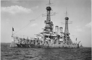 U.S. Battleship New Jersey in Camouflage Coat