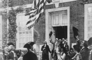 Raising the First Flag at Independence Hall