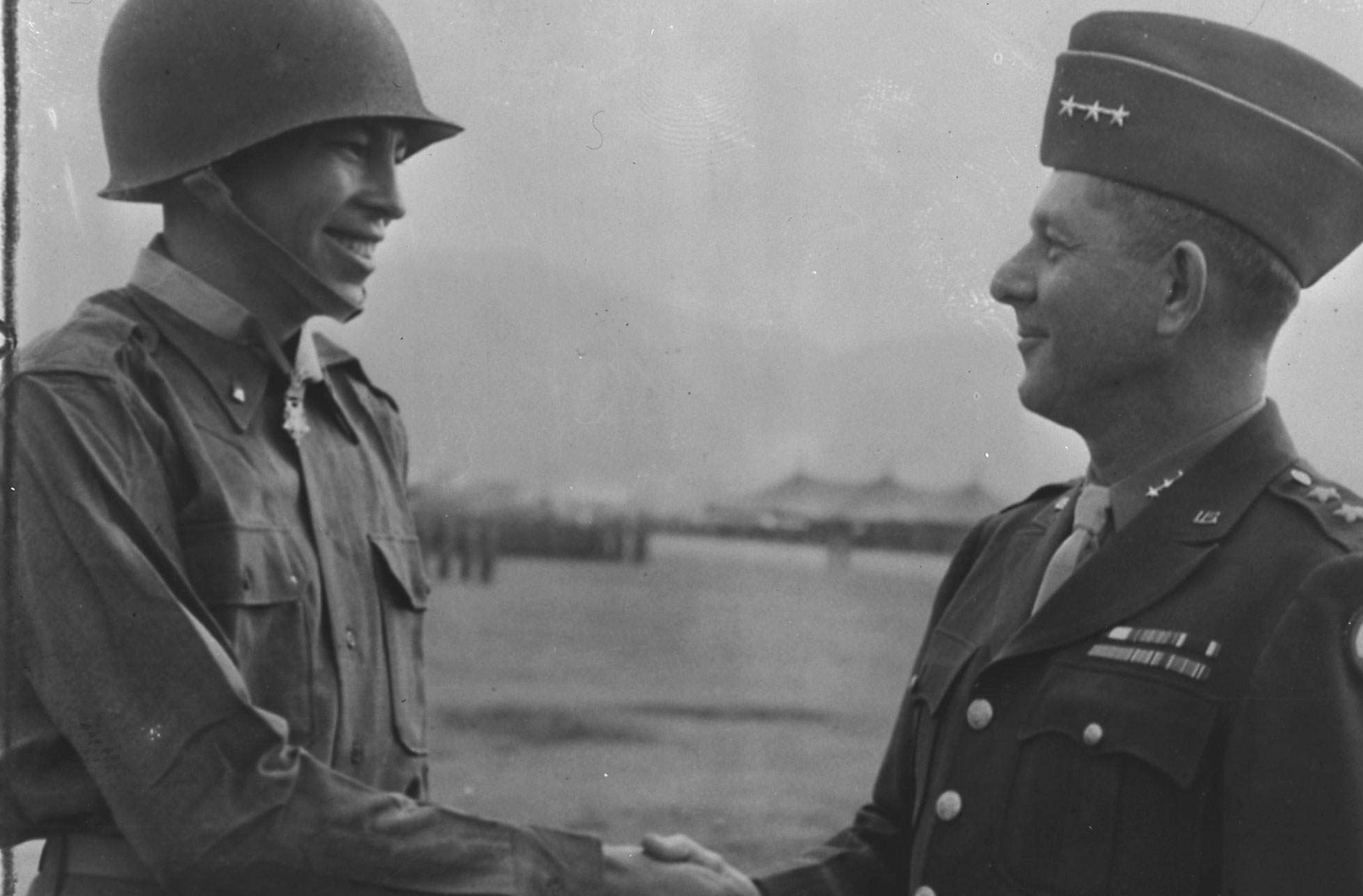 Lt. Ernest Childers Receiving the Congressional Medal of Honor