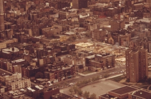 Aerial view of Lower Bronx