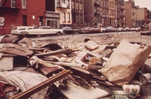 Empty Lot Strewn with Trash at 108th Street and Lexington Avenue, Manhattan