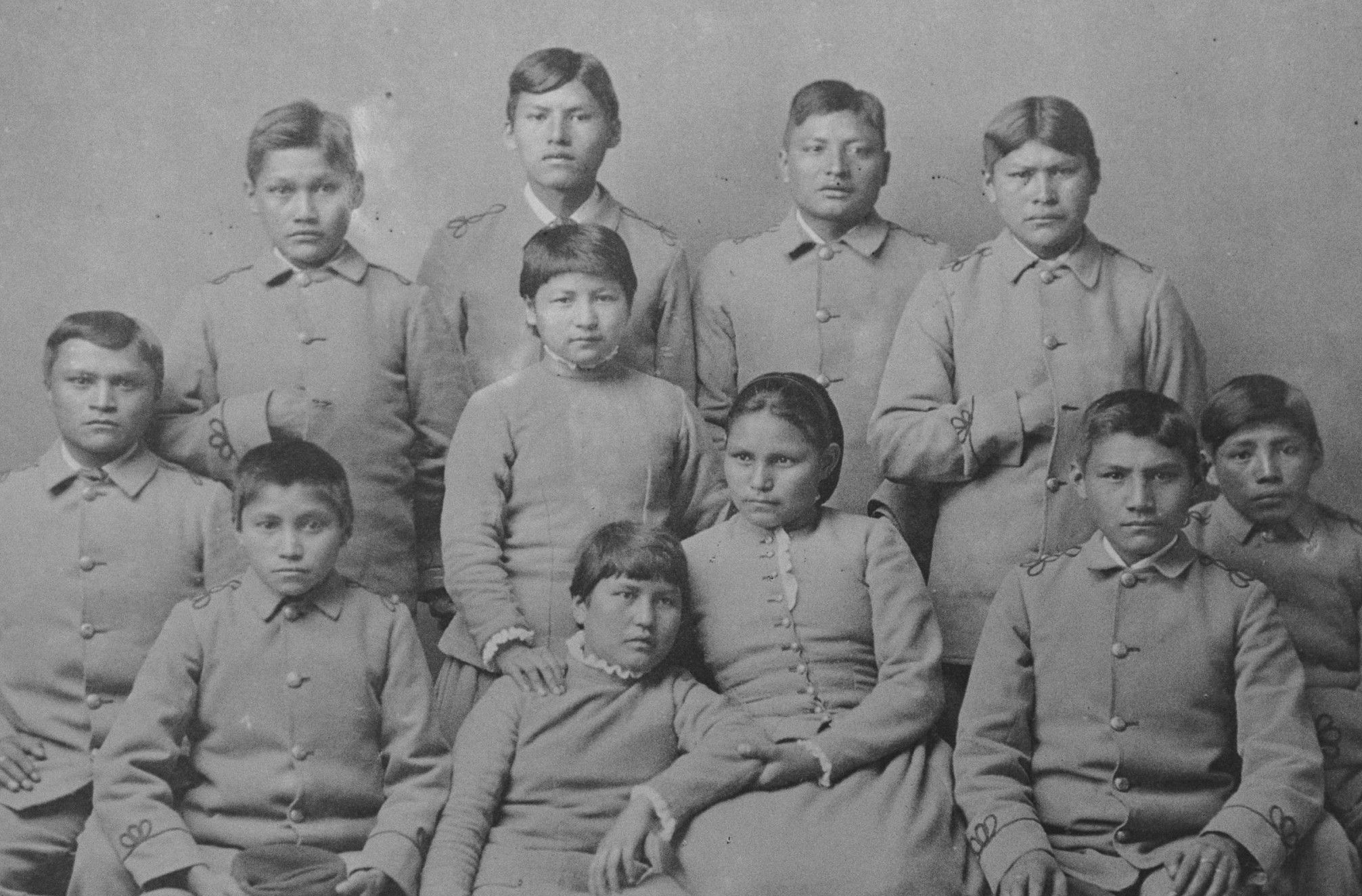 Chiracahua Apache Students After Training at the Carlisle Indian School