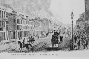 View of Main Street, Louisville, in 1846