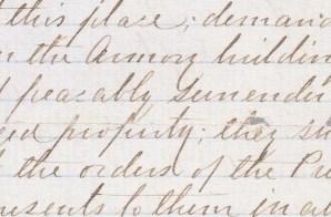 Letter from Colonel Robert E. Lee Demanding the Surrender of John Brown