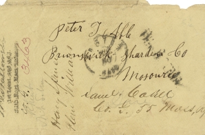 Letter from Samuel Cabble to His Wife and Mother