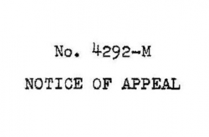 Notice of Appeal in Mendez v. Westminster
