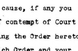 Order to Show Cause in Regard to Contempt in Mendez v. Westminster