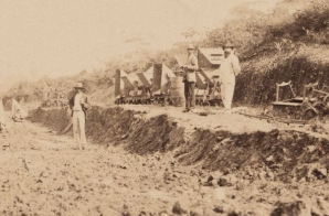 Digging Work in Progress on the French Construction of the Panama Canal