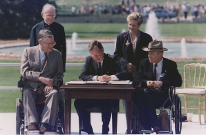 President Bush Signs the ADA into Law