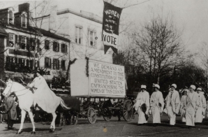Women Marching in Suffrage Parade in Washington, DC